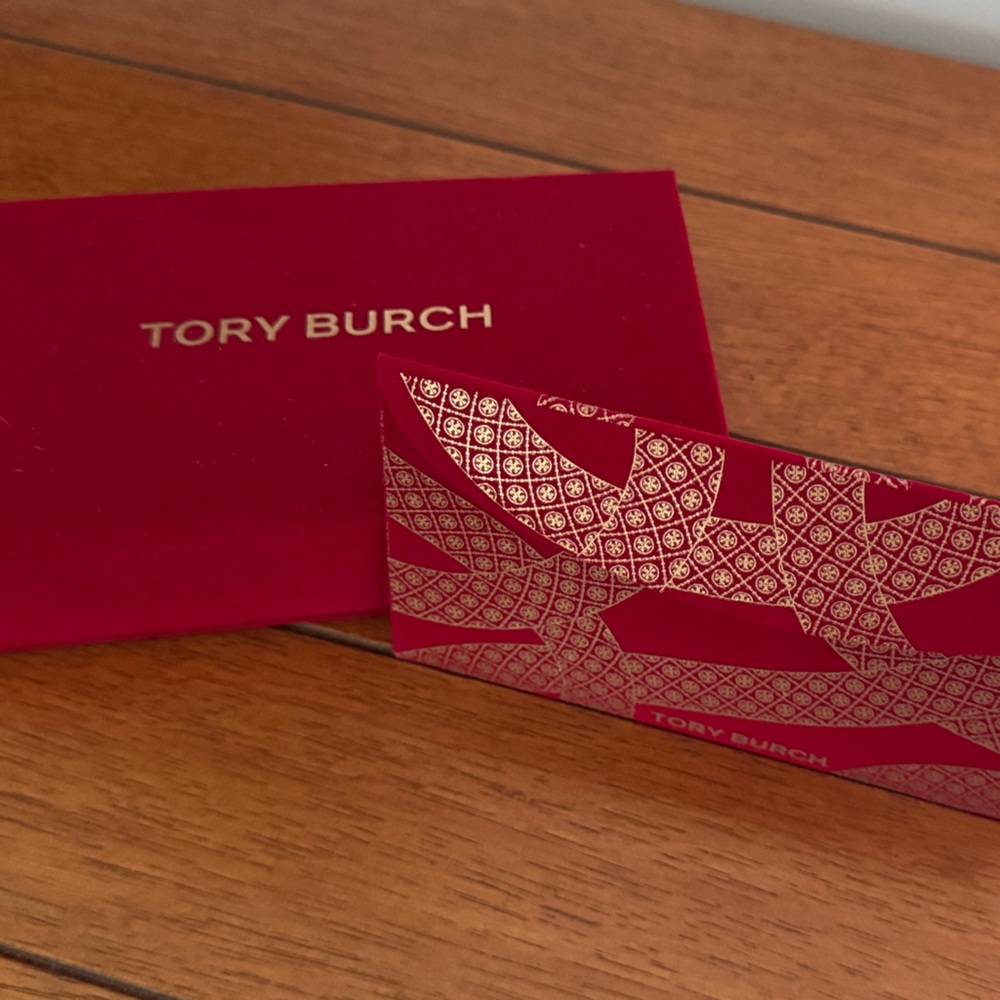 Tory Burch Velvet Crimson Box with Red envelopes (Chinese NY) EXCLUSIVE VIP GIFT